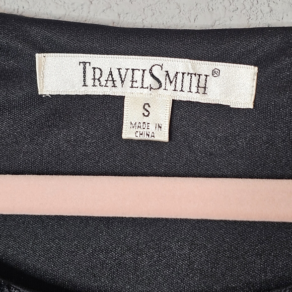 TravelSmith Shirt Womens Small Lace Long Sleeve Paisley Semi Sheer Lined Top - Picture 5 of 10